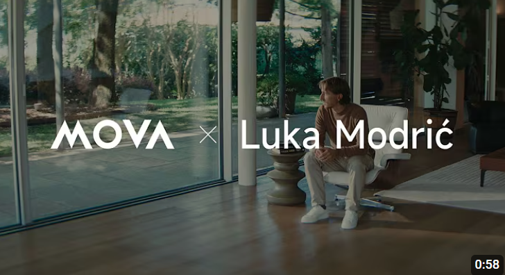 MOVA × Luka Modrić 核心视觉影片