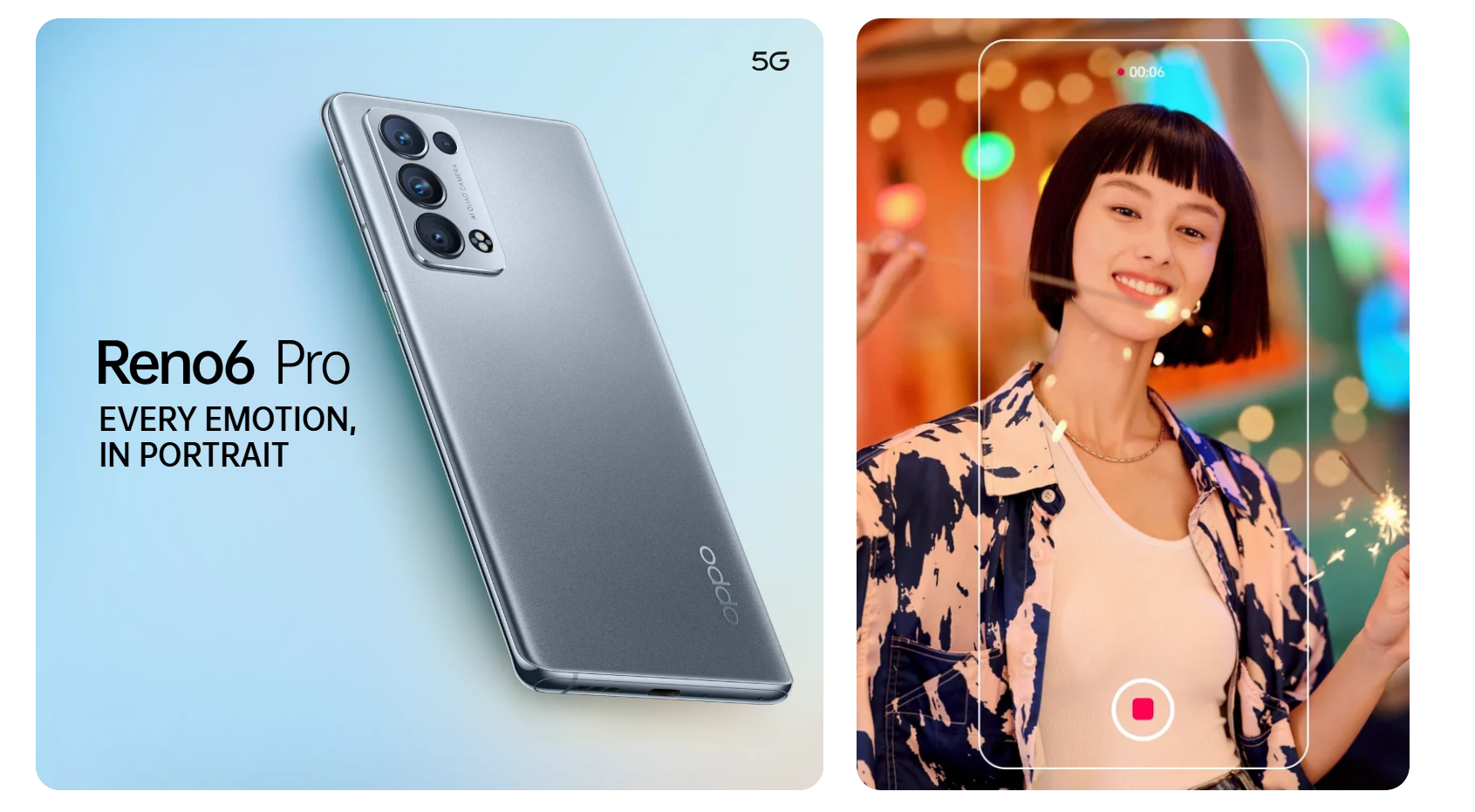 OPPO Reno6 Pro Every Emotion, In Portrait